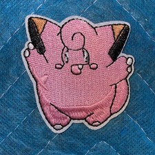 Pokemon Jigglypuff Character Embroidered Iron On Patch