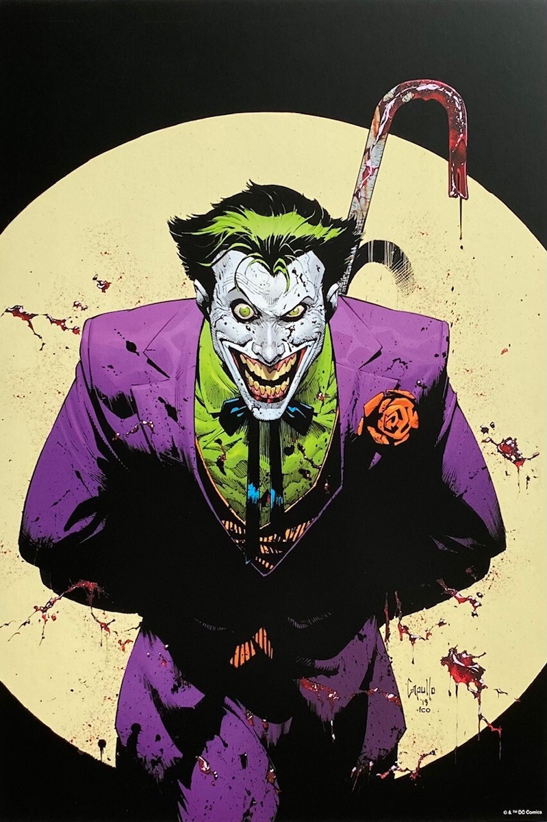 GREG CAPULLO rare JOKER art print 100 PAGE COVER 12x16 Portfolio