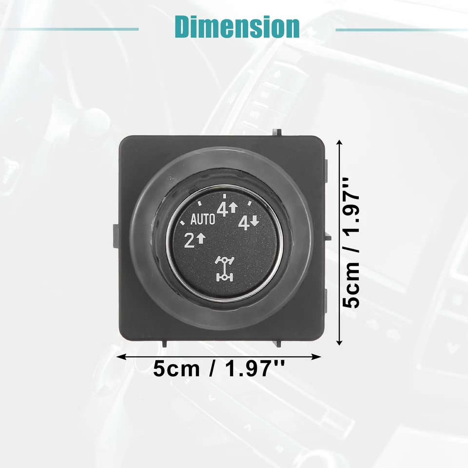 Interruptor de tracción en las cuatro ruedas 4x4 apto para Chevrolet Silverado 2500 HD No.84254255 Foto 3 de 4