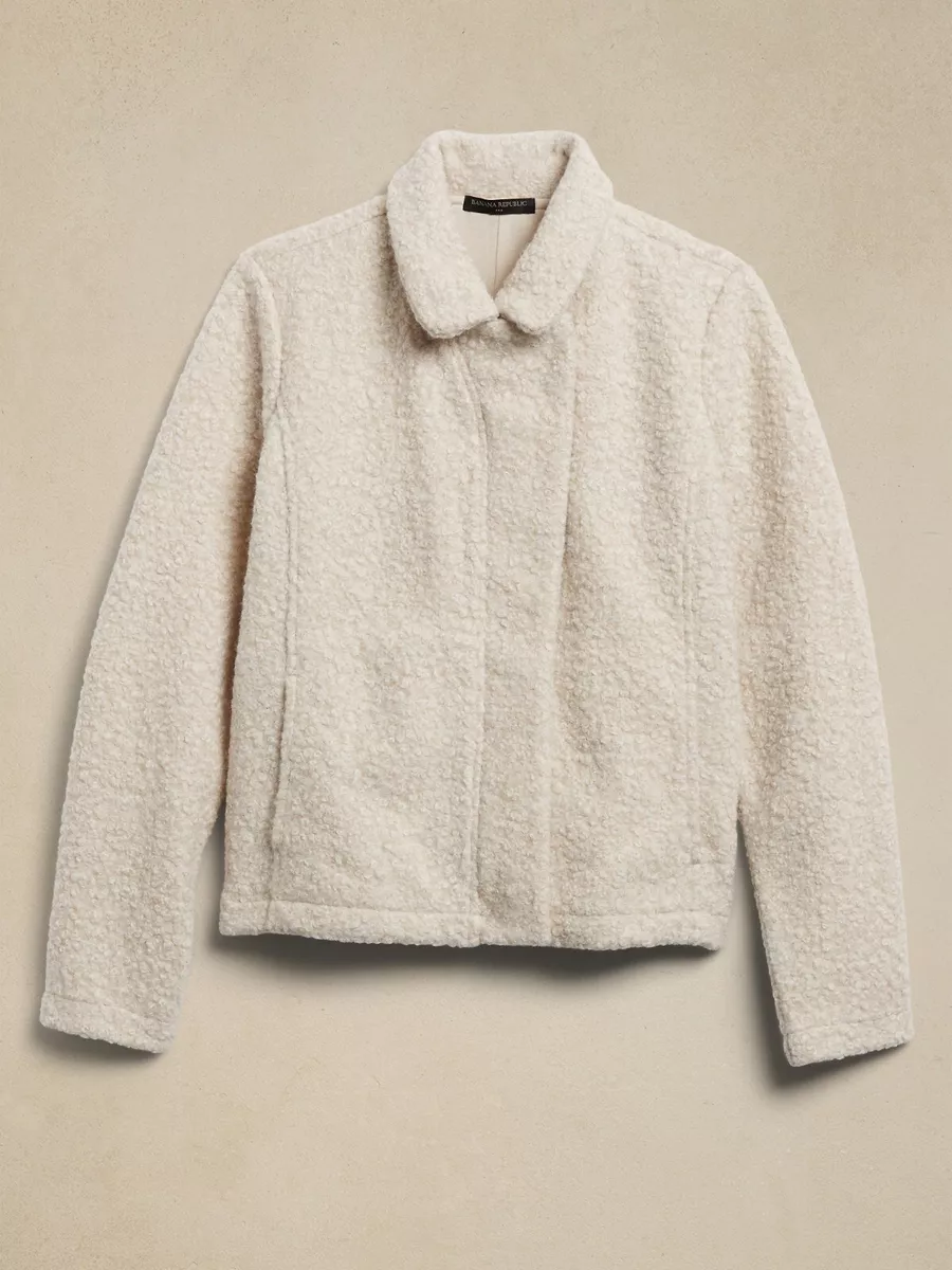 BANANA REPUBLIC Boucle Sherpa Moto Jacket 50200 9