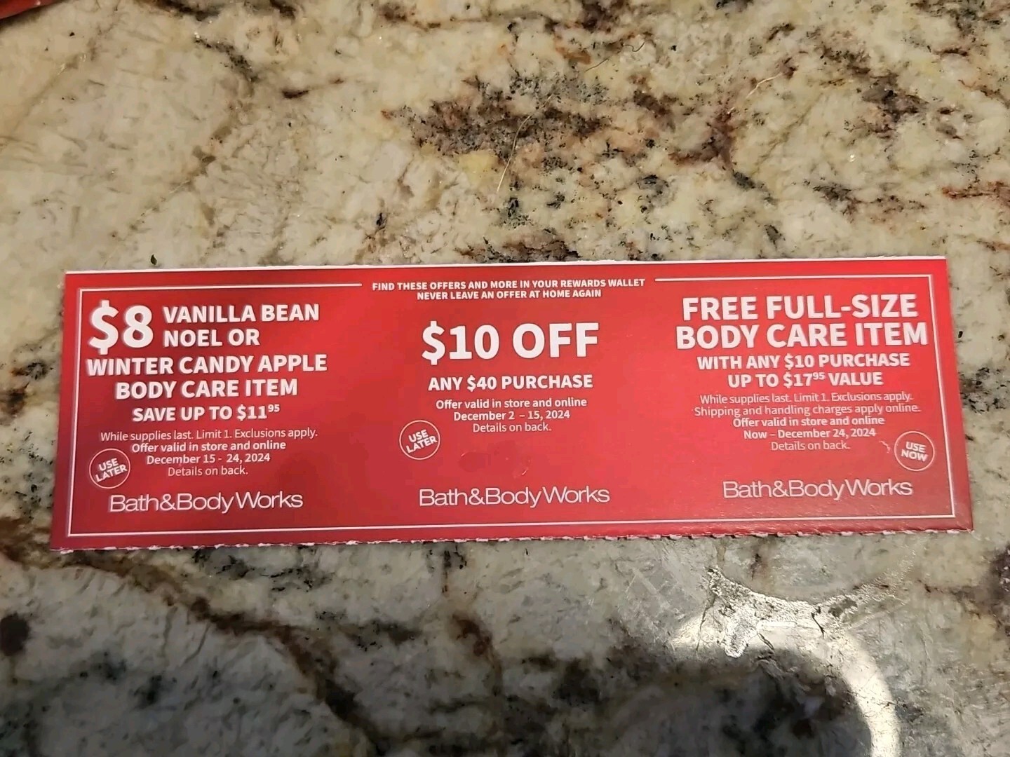 Bath and Body Works Coupons Instore/Online Exp. 12/2024 | eBay