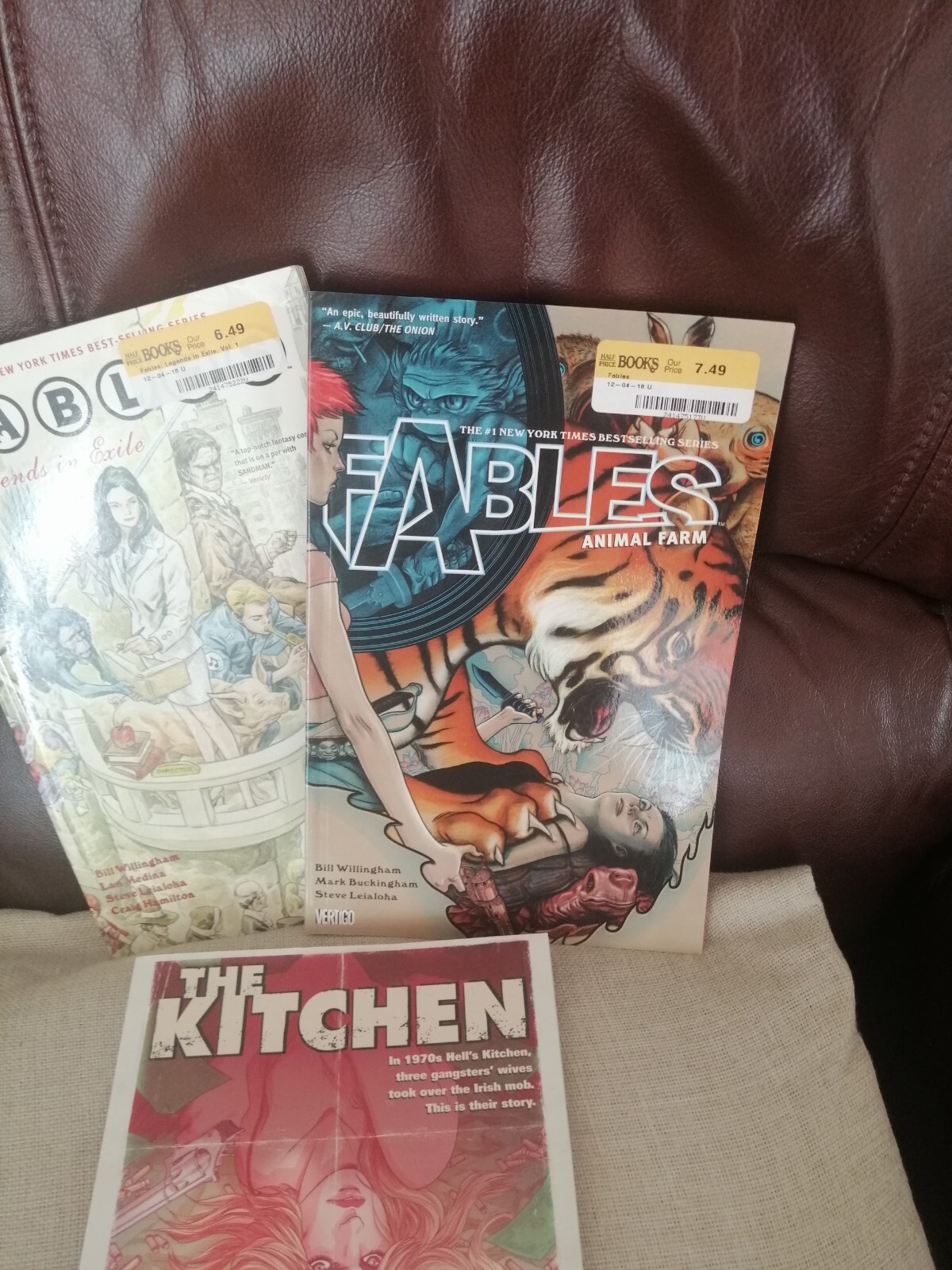 Vertigo Graphic Novel Bundle Fables Volume 1 & 2 & The Kitchen | eBay