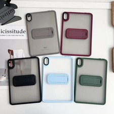 For iPad Mini 7 A17 Pro 2024 / iPad Mini 6 Clear Hard Back Cover Stand Case