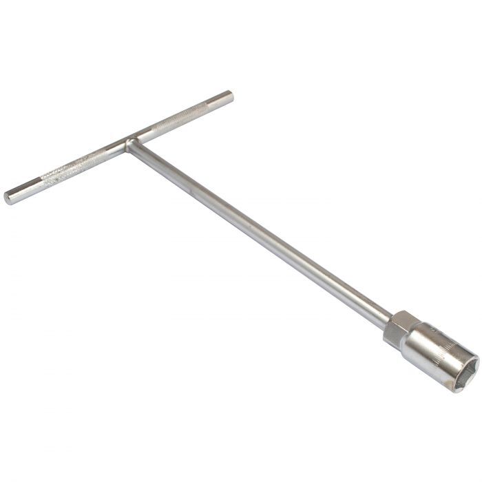 BIKE IT MOTORCYCLE T-SPANNER 19MM SOCKET FITMENT CHROME HEAVY DUTY
