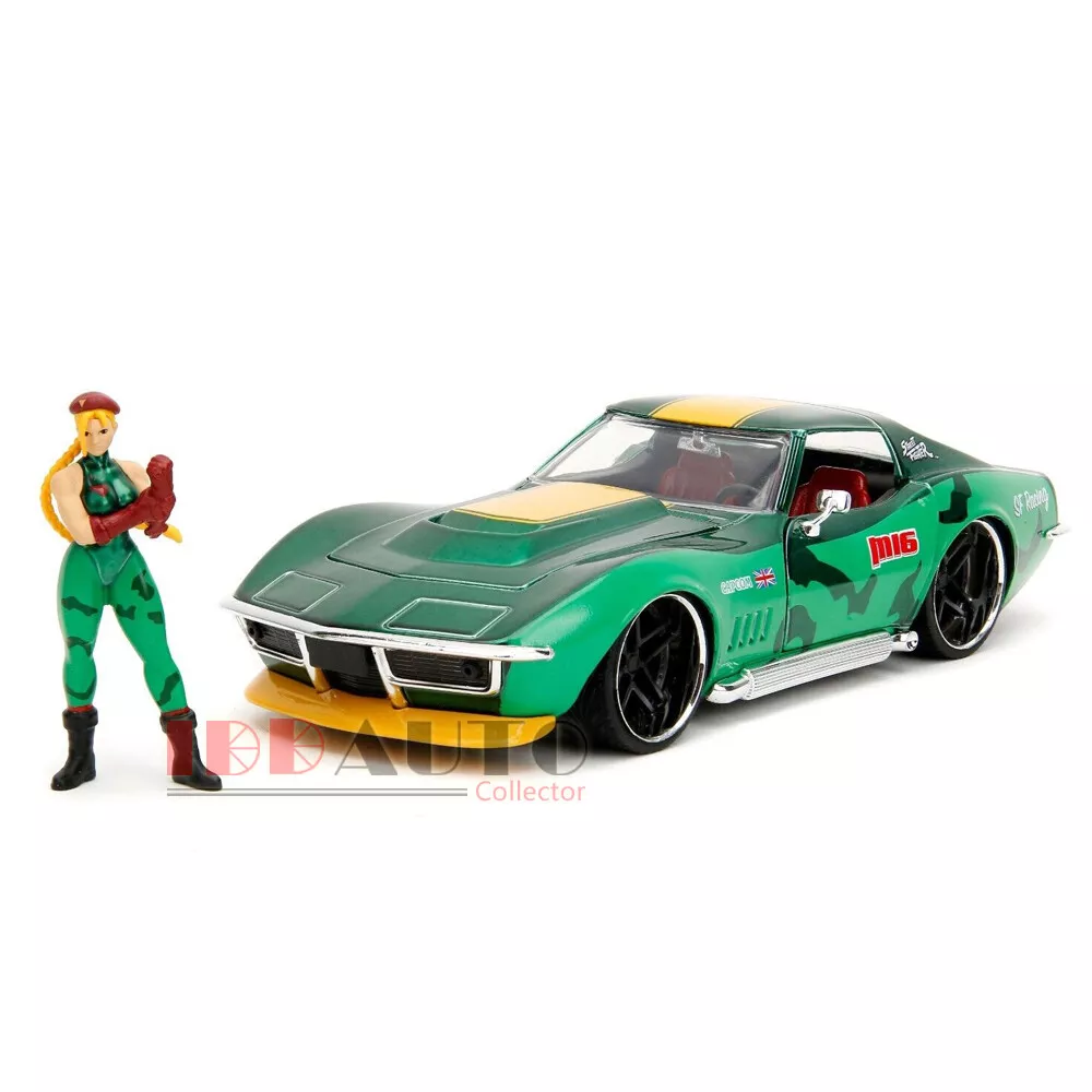 Street Fighter, Cammy & 1969 Chevrolet Corvette Stingray, 1:24