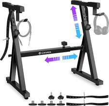 Keyboard Stand Piano Adjustable - Z Style Piano Stands Heavy Duty Stable and Por