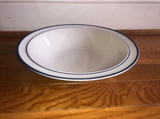 Japan China Mariner Blue Elegance II Collection - Serving BOWL 9.25” Diameter