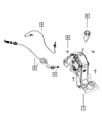 Genuine Mopar Ignition Interlock Cable 5273294AF
