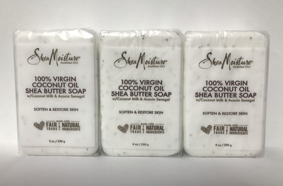 shea moisture 100 virgin coconut oil shea butter soap