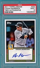 2011 Topps Lineage Logan Morrison Auto Issue - #LM - PSA 9! Marlins!