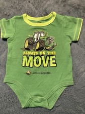 John Deere &ldquo;Always On The Move&rdquo; Infant 6-9 Months One Piece