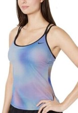 Nike Women's Color Fade Strappy Crossback Swim Tankini Top XS NWT