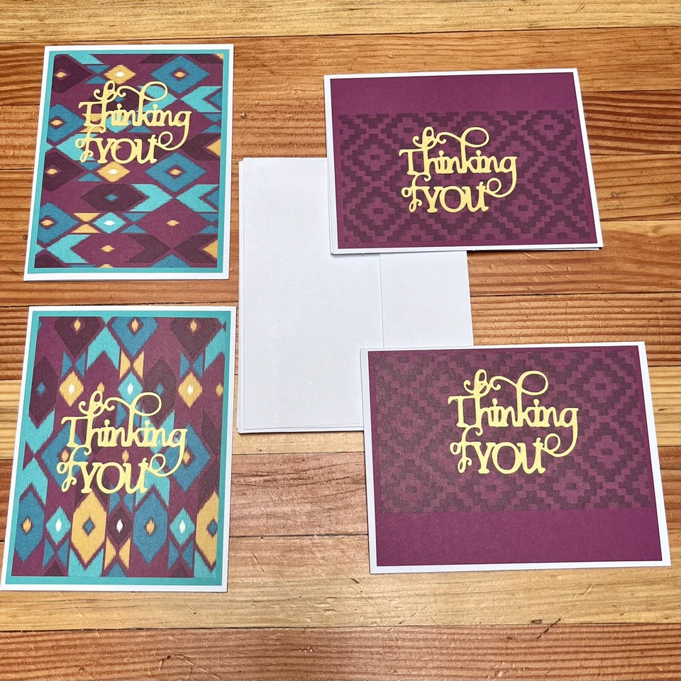 8 StampIn’ Up! Tarjetas de felicitación y sobre, Bohemian DSP, Southwest, Thinking Of U Foto 2 de 3