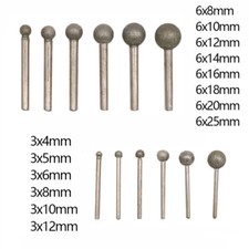 4mm-18mm Ball Diamond Grinding Burr Point Engraving Bits for Dremel Rotary
