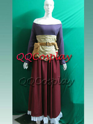 Details about   Dragon Quest VIII Jessica Albert Costume Cosplay 