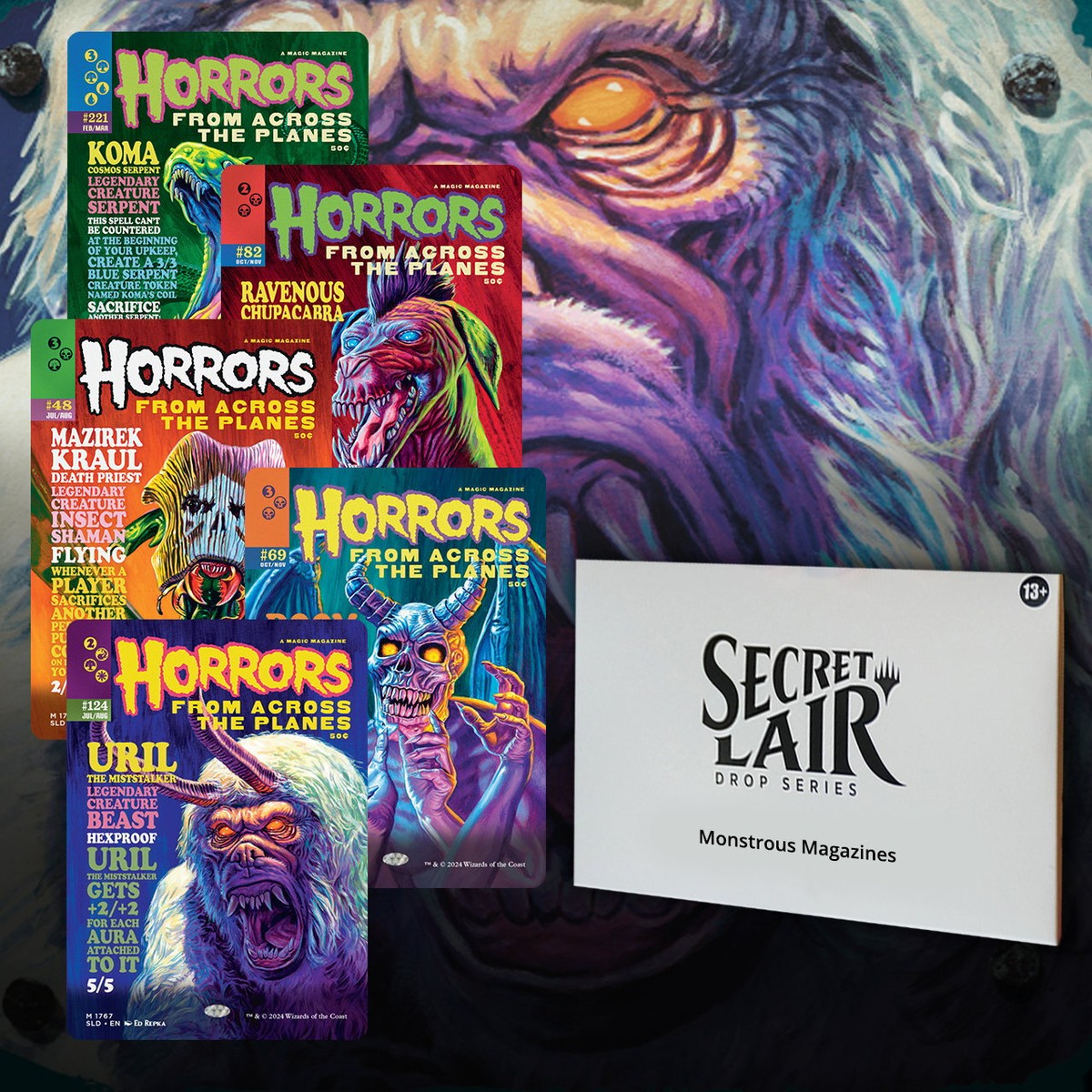 マジック：ザ・ギャザリング mtg Secret Lair Monstrous Magazines Foil Magic the Gathering Secret Lair Monstrous Magazines Foil