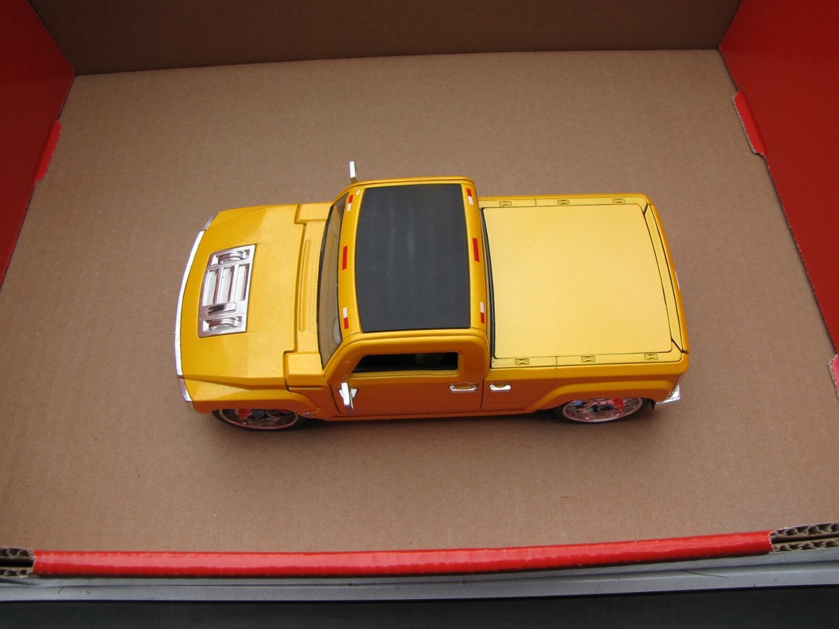 JADA 1:24 Scale Dub City Kustoms Hummer H3T 4 PIECE SET FREE