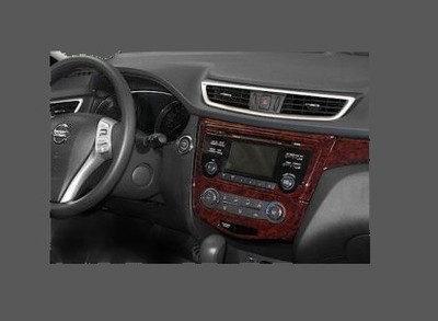 Nissan Rogue Fit Auto 2014 2015 2016 New Style Interior Wood Dash