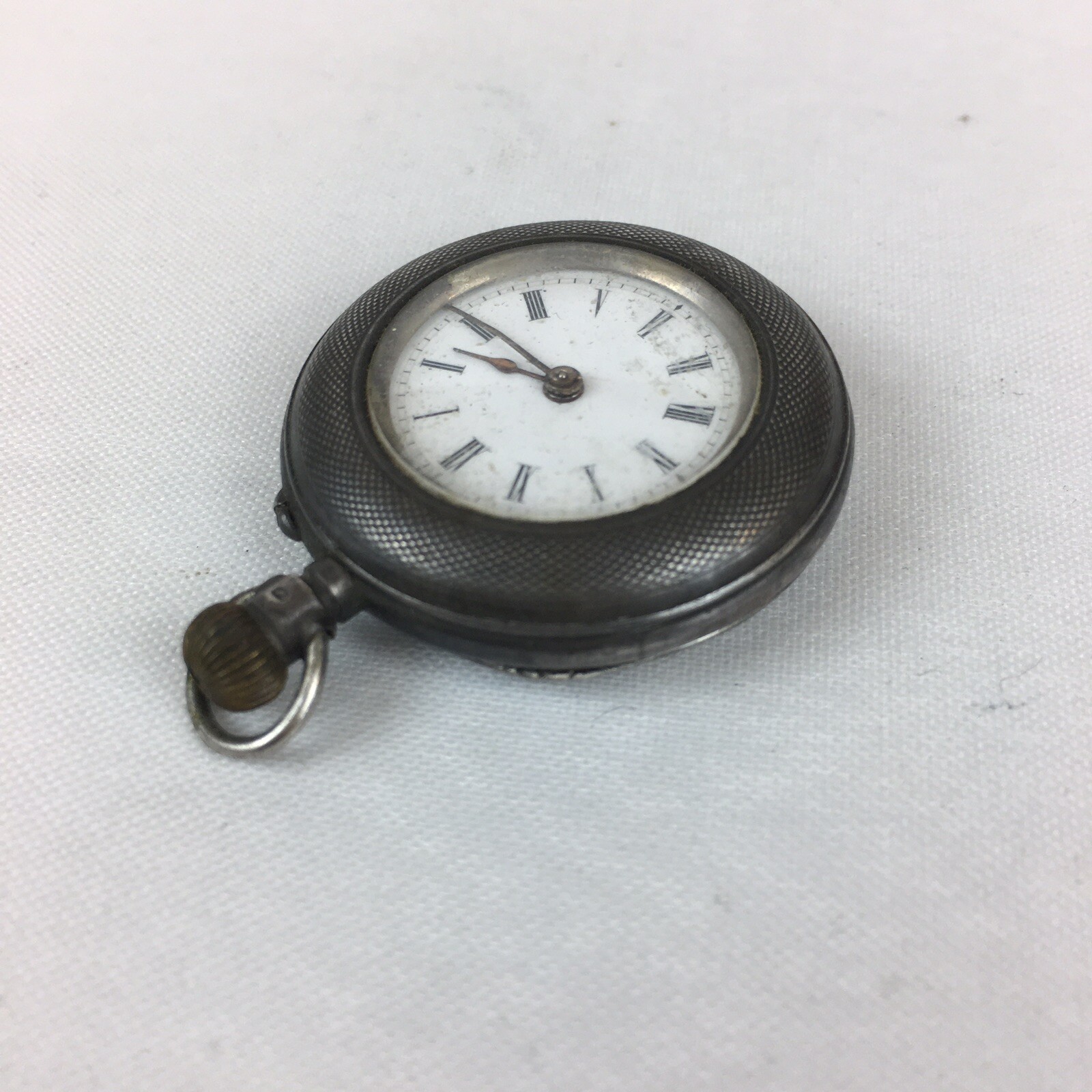 Antique German Solid Silver Cased Remontoirill Fo… - image 3