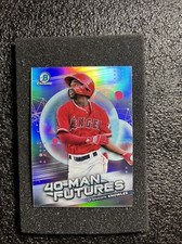 2021 Bowman Chrome Baseball 40-Man Futures #20 D'Shawn Knowles Angels