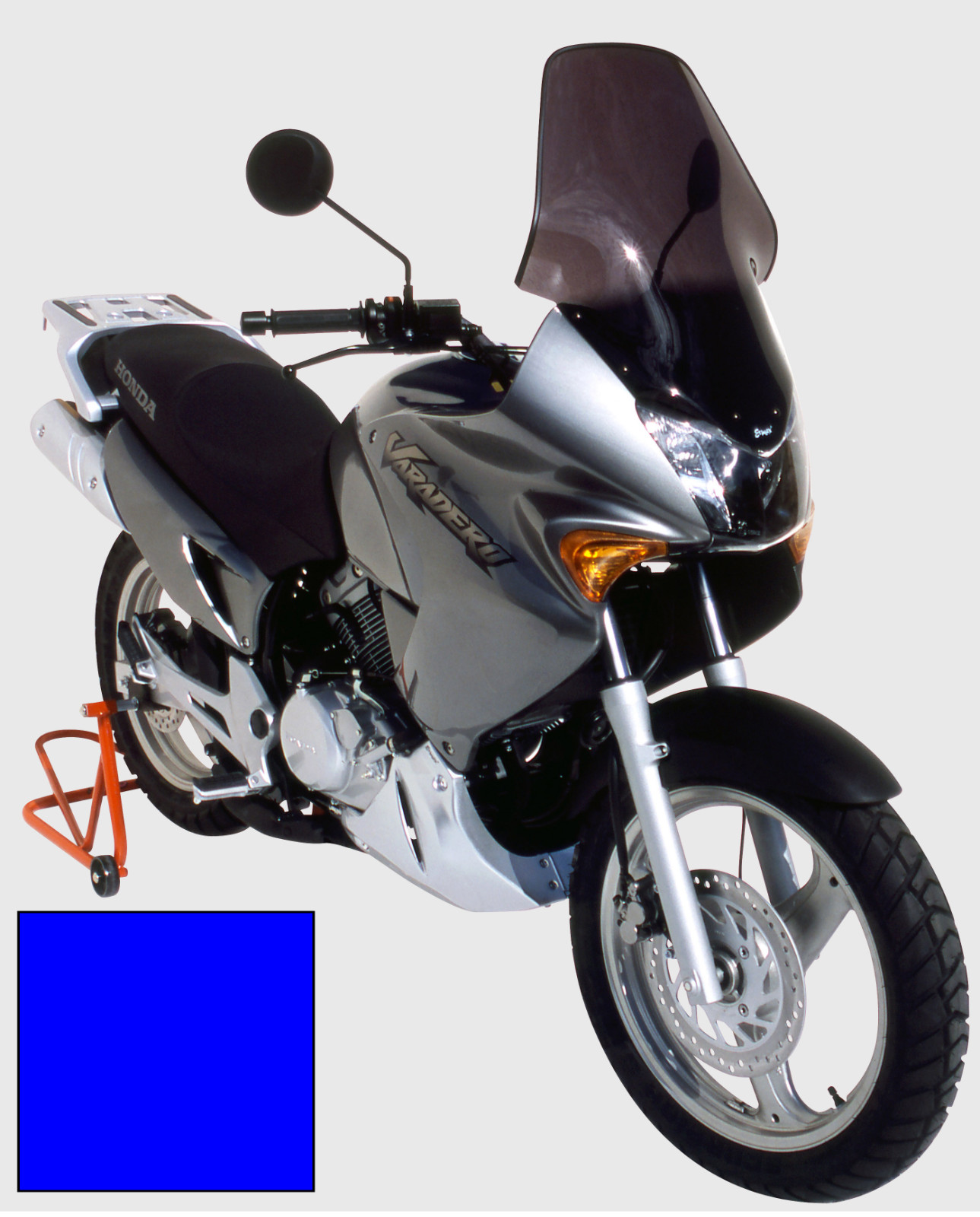Sabot moteur Ermax protège carter pour Varadero 125 bleu P