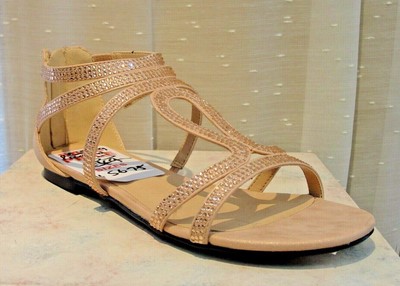 lunar rose gold sandals