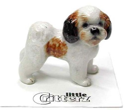   LITTLE CRITTERZ Dog Miniature Figurine Shih Tzu Sultan 