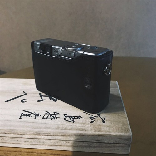 Cam-in Genuine Real Leather Half Camera Case Bag Cover for Minolta TC-1 - Picture 4 of 6