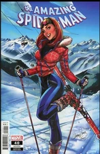 AMAZING SPIDER-MAN #40 J SCOTT CAMPBELL SKI CHALET VARIANT NM MARY JANE GWEN