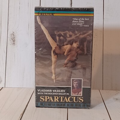 Spartacus Ballet VHS Tape 1977 Yuri Grigorovich Bolshoi Theater Performance