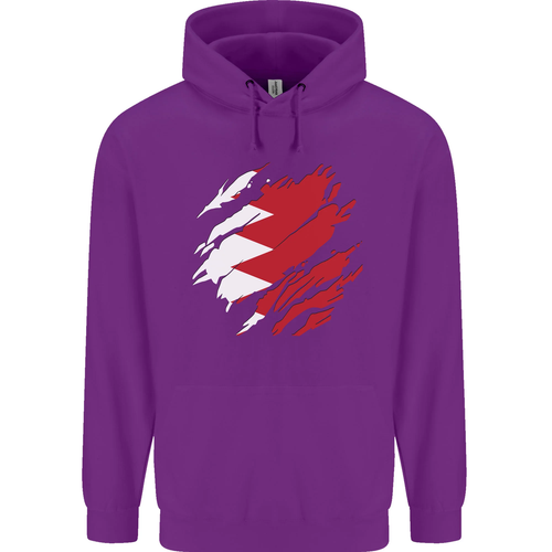 Torn Bahrain Flag Bahraini Day Football Childrens Kids Hoodie - Picture 17 of 88