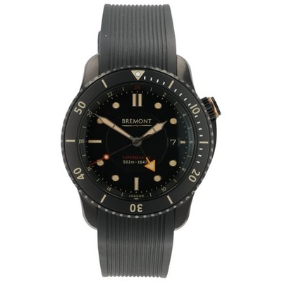 Bremont Supermarine Black Dial Stainless Steel 43mm Automatic Men s Watch