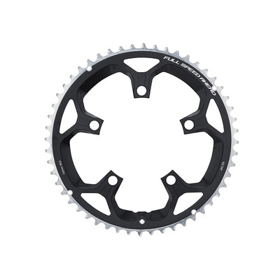 Plateau FSA Road Compact N10 – 110 Mm – Alu 7075 – Compatible Shimano/SRAM 10/11V Et Campagnolo 10V – Noir Anodisé