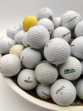 120 Used Golf Balls Multiple Brands Titleist Callaway Pinnacle Nike 