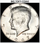1967 KENNEDY HALF DOLLAR, 40 % SILVER, VERY BEAUTIFUL RARE  COIN, FAST SHIPPING