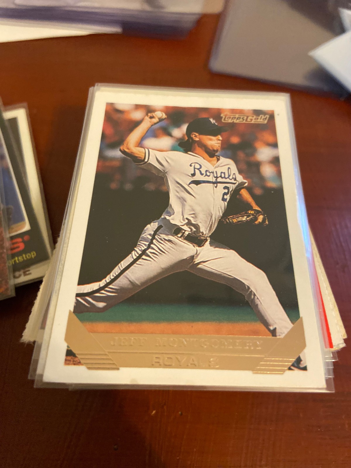 1993 Topps Gold Jeff Montgomery #130 Royals