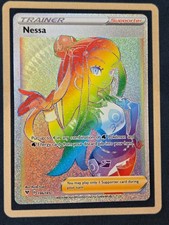 Pokémon TCG - Nessa - Rainbow Rare - 196/185