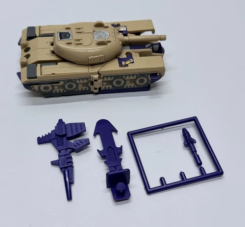 1985 TRANSFORMERS G1 Blitzwing Triplechanger Tank /Jet Gun Sword Vintage