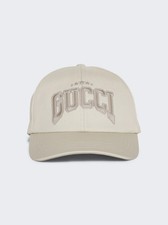 NWT Gucci Embroidered Logo Baseball Cap Hat W...
