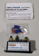 C200-LI Smart Shore by Hypertech (Yandina) Two Bank Lithium Battery Combiner, 175A