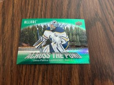 2024-25 UD ALLURE - ACROSS THE POND  GREEN - UKKO-PEKKA LUUKKOENEN 39/99