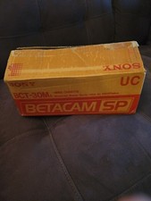 SONY BCT-30M BETACAM TAPES SET OF 10 NEW OPEN BOX