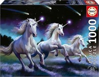 Educa Borras 1000-Teiliges Einhorn-Puzzle ANNE-STOKES 68X48CM