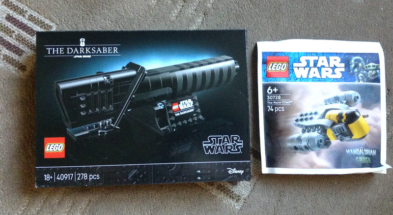 Lego Star Wars 40917 - THE DARKSABER - NEW/SEALED + 30728 - The Razor Crest