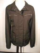 Beautiful Women's Large Ralph Lauren Black LS Lined Zipper Windbreaker Jacket