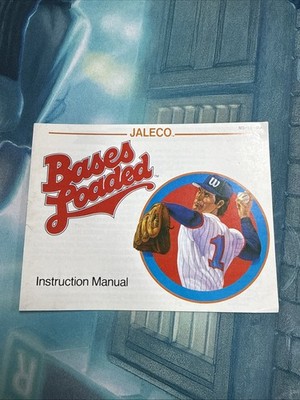 Bases Loaded #NES-LD-USA Instruction Booklet Manual Only Authentic Nintendo NES