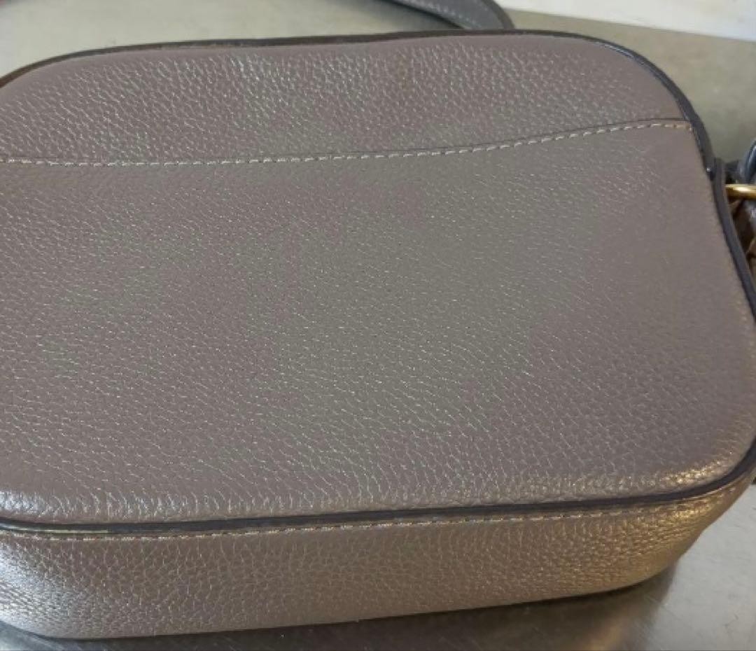 Tory Burch Camera Bag Shoulder Bag Leather Greige Women's From Japan thumbnail 7