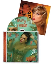Taylor Swift - The Life of a Showgirl CD + Hand Signed Photo 1 -IN HAND