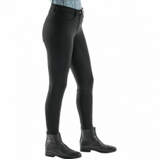 BUSSE Schwarz 42 Reithose Damen Softshell Performance Reitleggins Vollbesatz