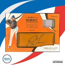 2020 Immaculate Collection Jaylin Davis Debut Moments /99 MEM Auto RC Giants